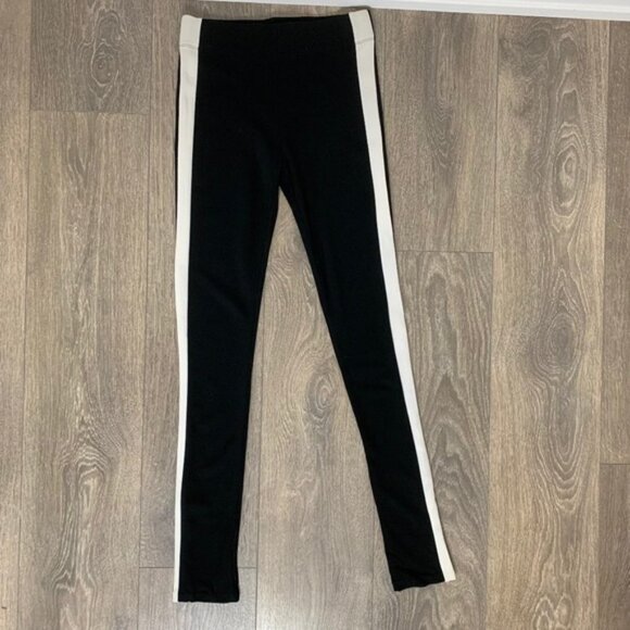 Aritzia Babaton Neil Tuxedo Leggings Stripes Pants High Waist Ponte Skinny Leg - Picture 5 of 13